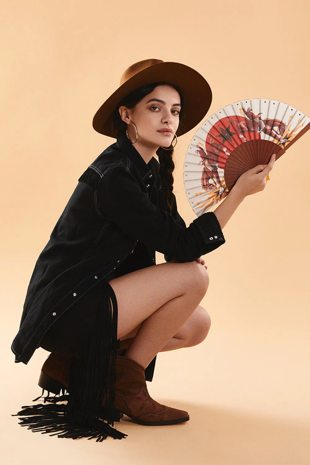 RODEO RIDERS HAND-FAN - Image 2