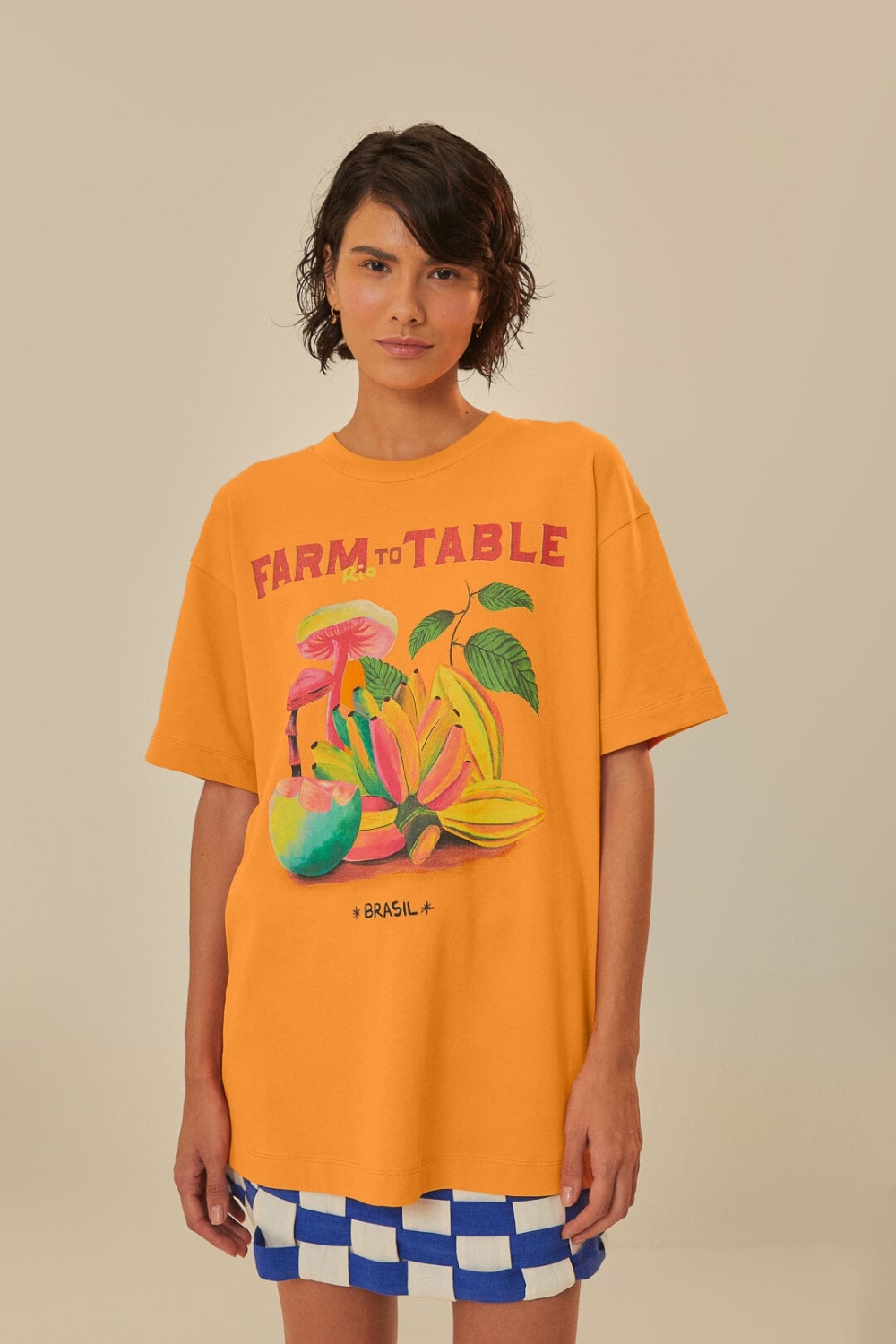Orange Farm Rio To Table Organic Cotton T-Shirt - Image 2
