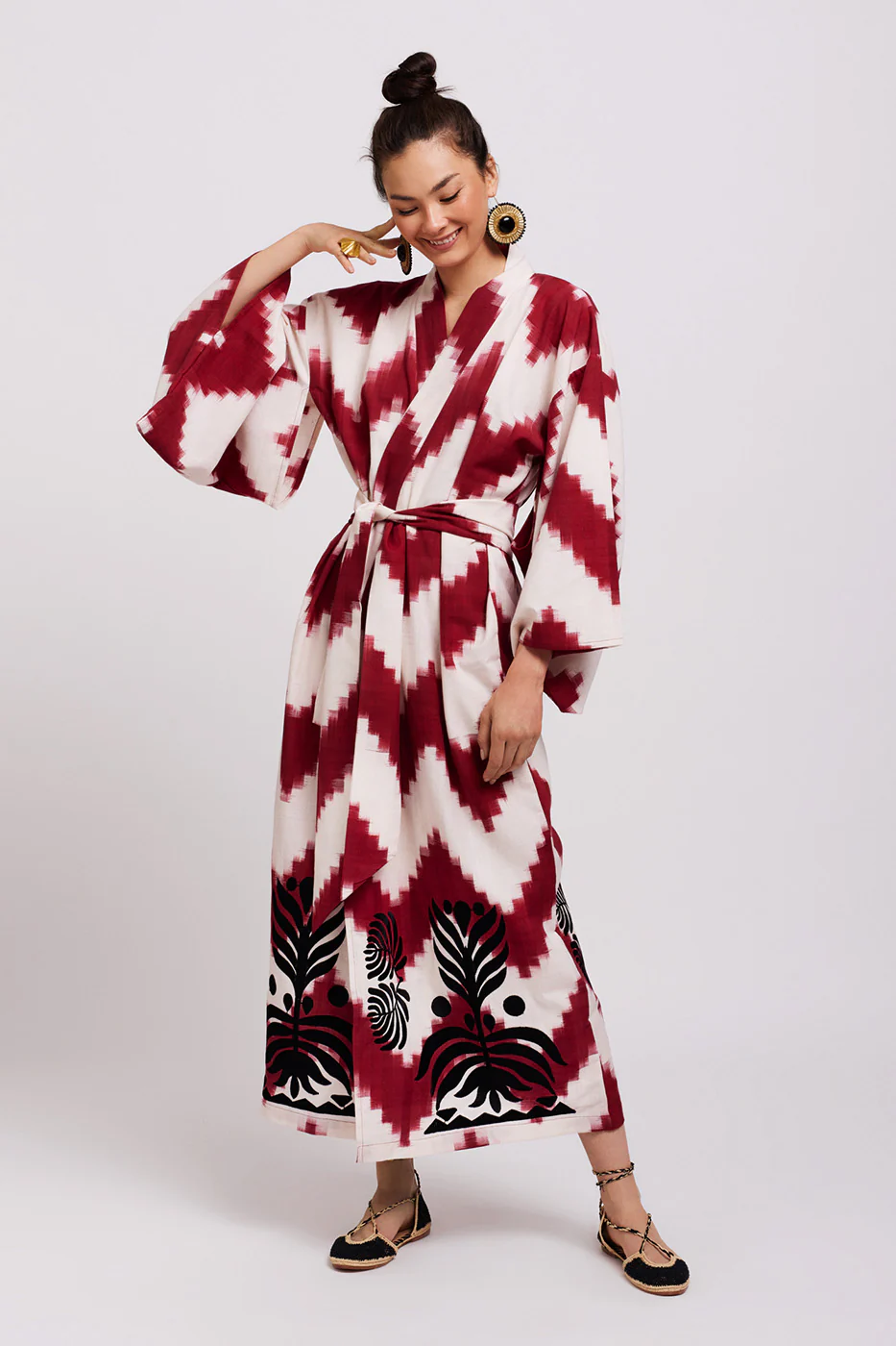 Jain Red Kimono