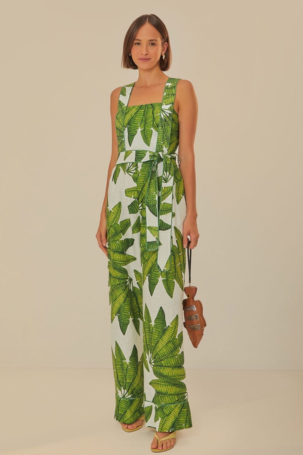 Off-white Palm Fan Jumpsuit Farm Rio