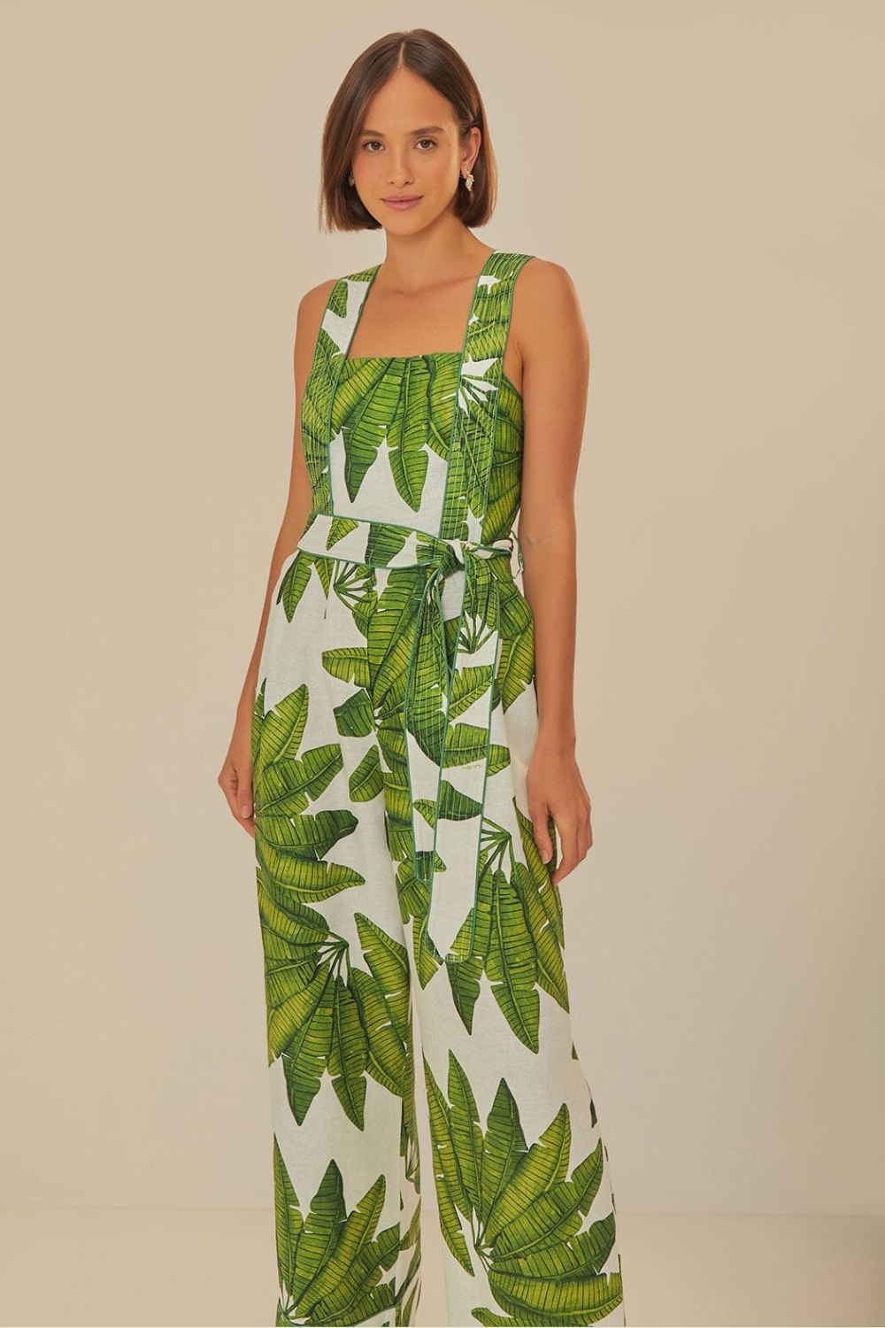 Off-white Palm Fan Jumpsuit Farm Rio - Image 2