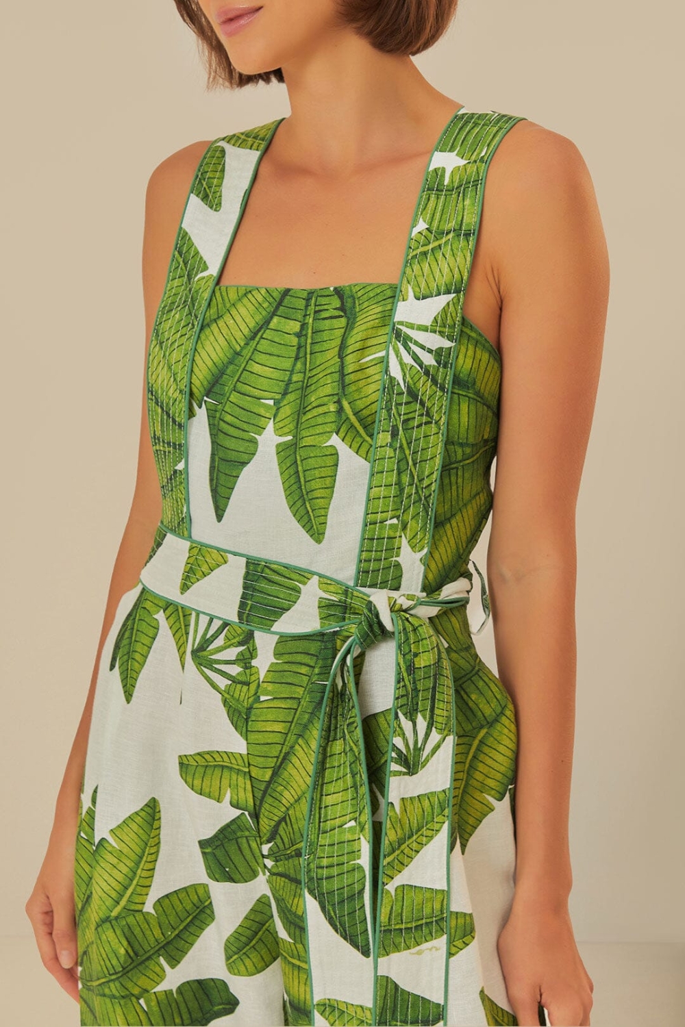 Off-white Palm Fan Jumpsuit Farm Rio - Image 3