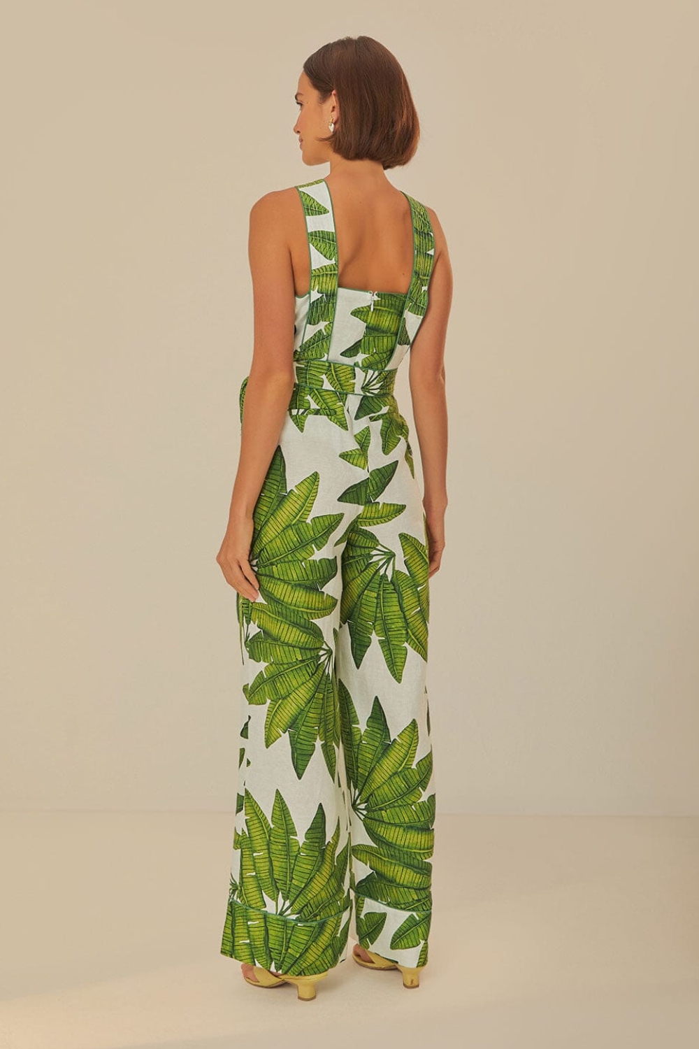 Off-white Palm Fan Jumpsuit Farm Rio - Image 4