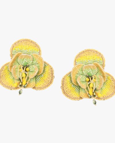Camelia Earrings Yellow