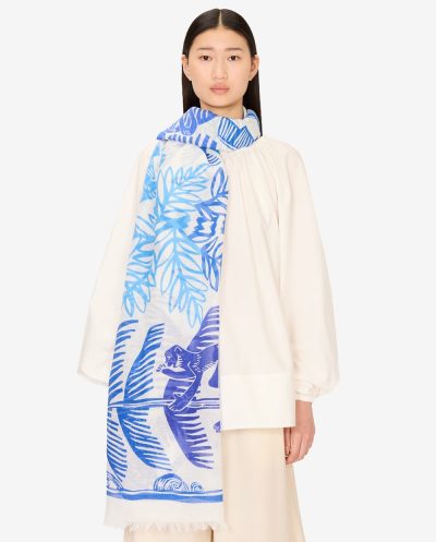 SCARF ETOILE JUNGLE BLUE