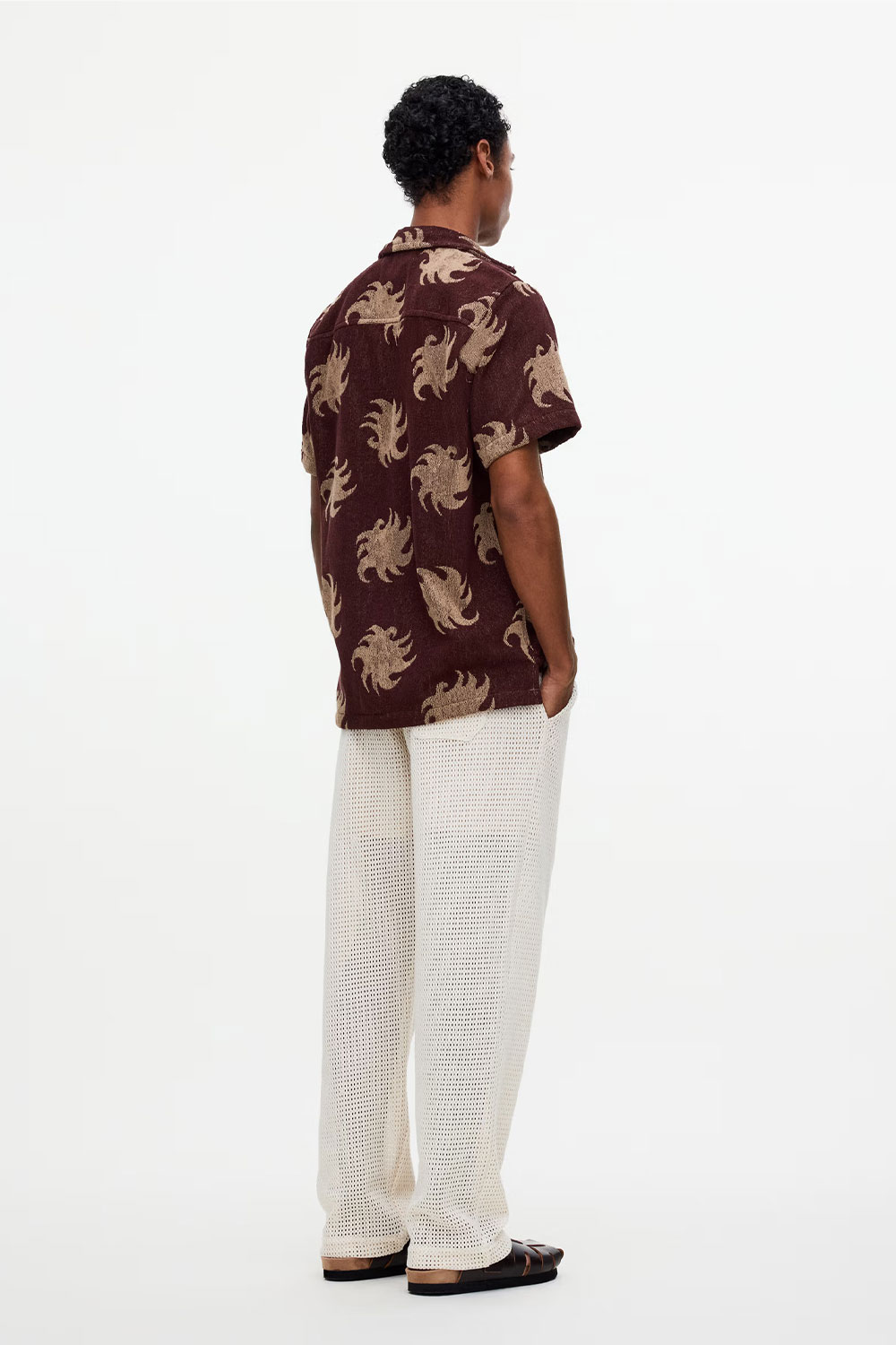 Mocha Ember Cuba Terry Shirt - Image 3