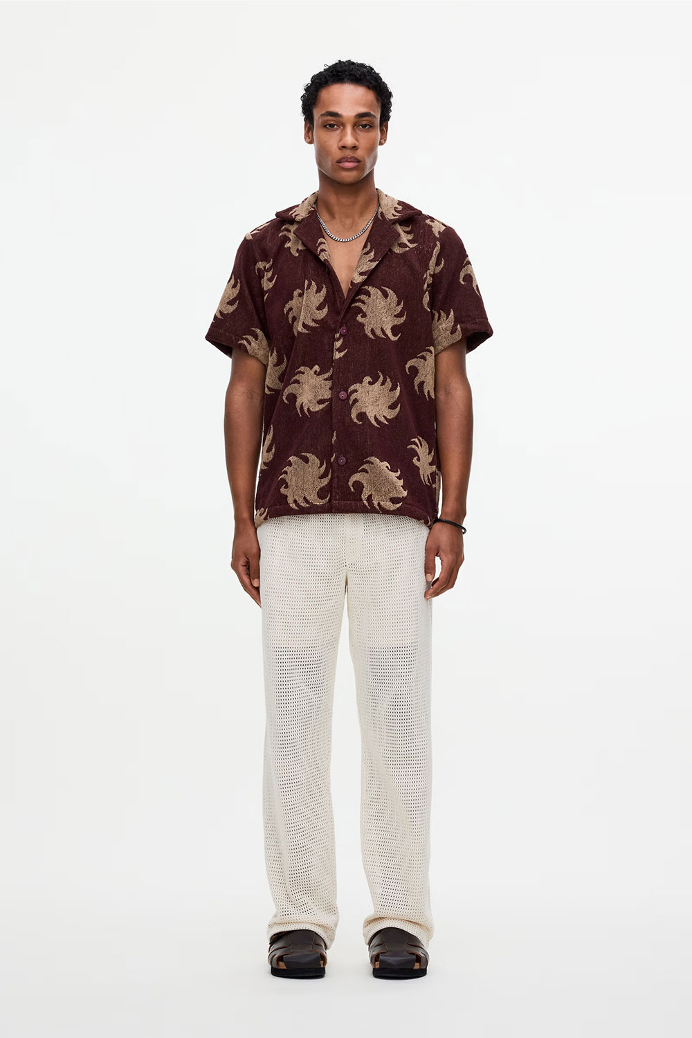 Mocha Ember Cuba Terry Shirt - Image 4