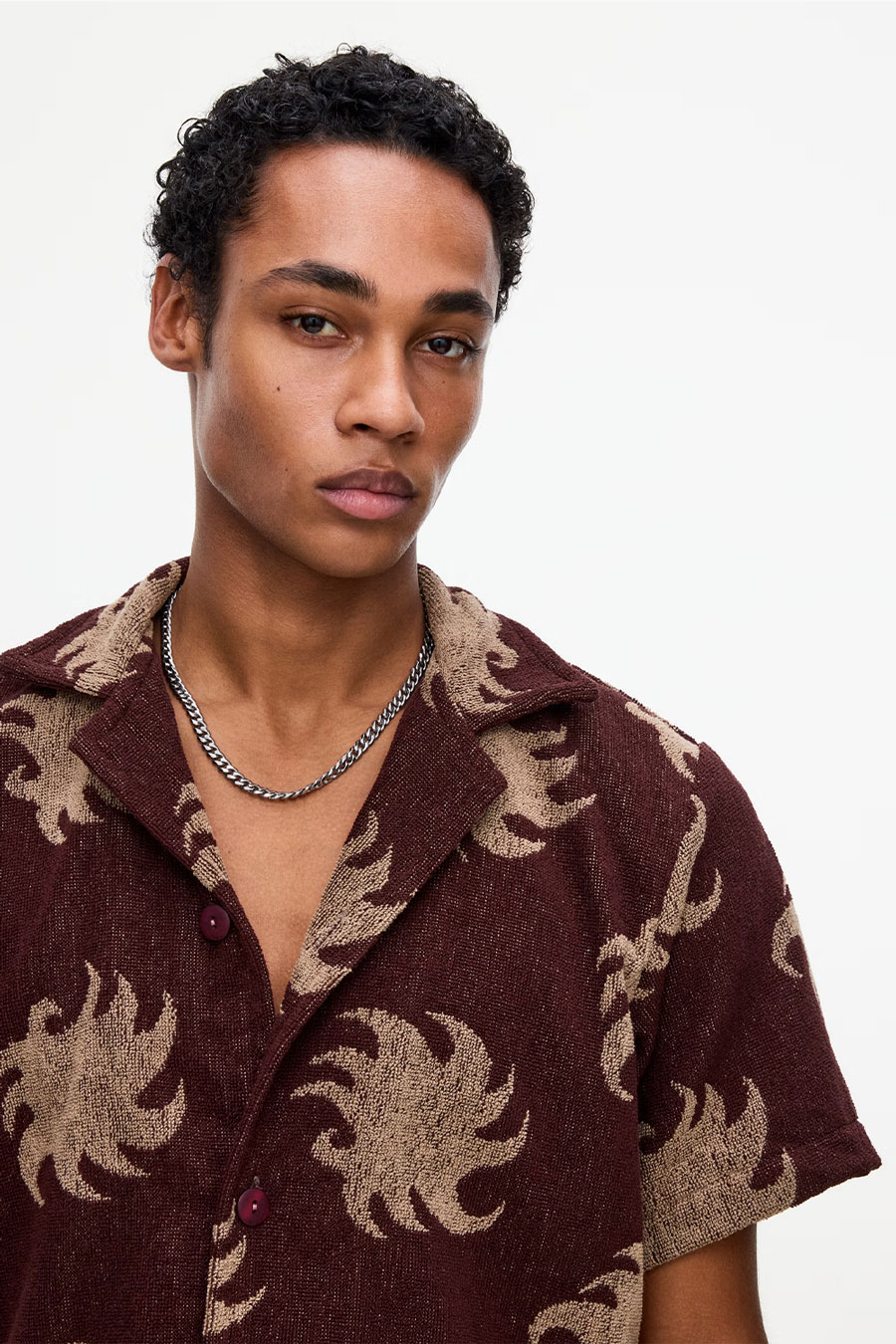 Mocha Ember Cuba Terry Shirt - Image 5