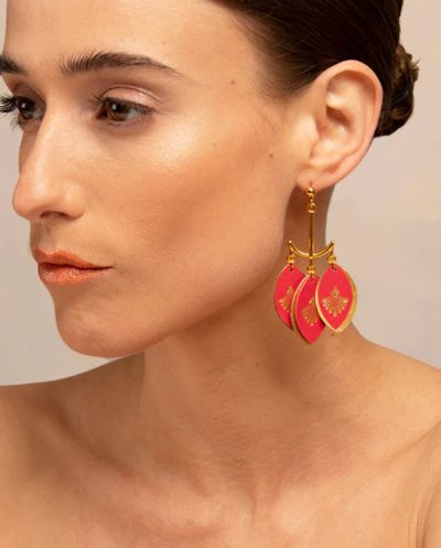 Ancor Earrings Pink
