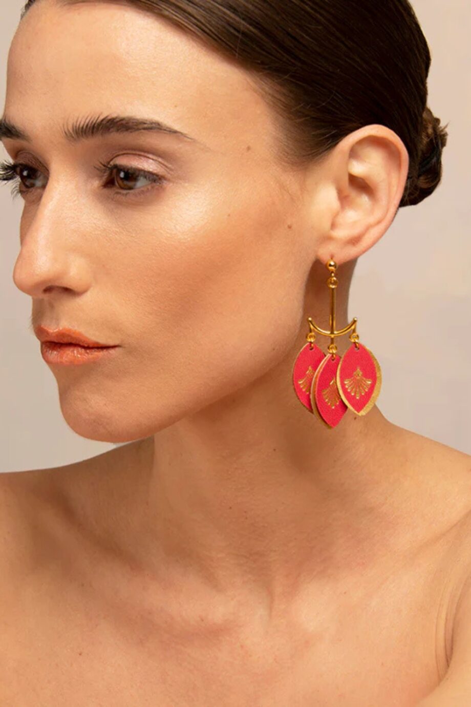 Ancor Earrings Pink