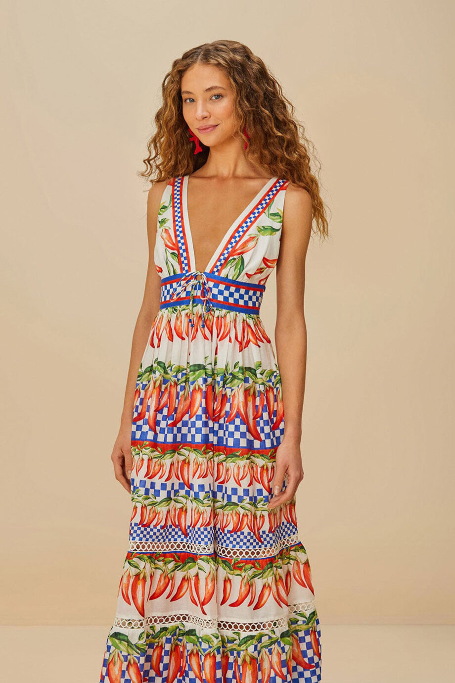 Picnic Peppers Anica Midi Dress - Image 2
