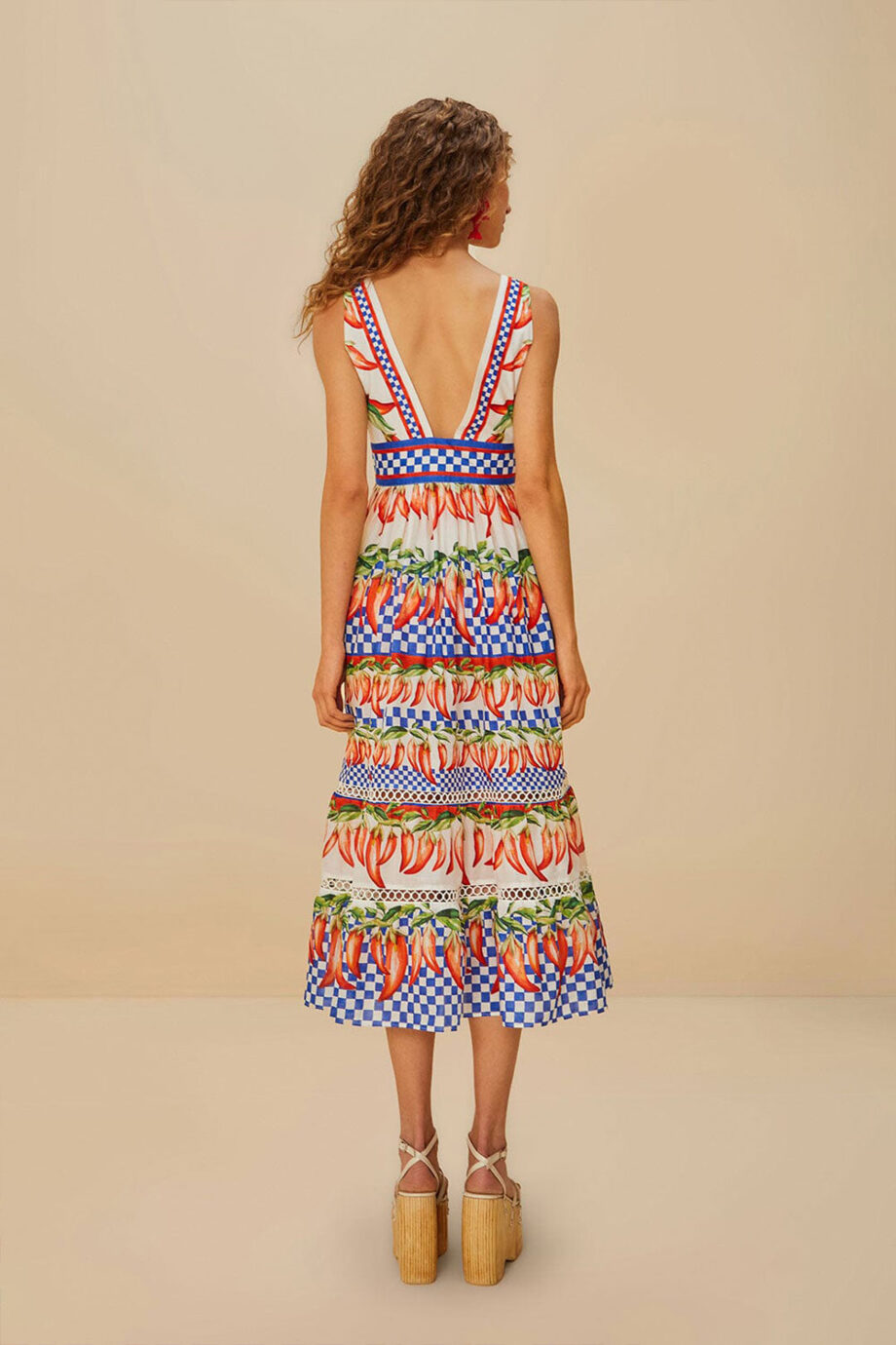 Picnic Peppers Anica Midi Dress - Image 4