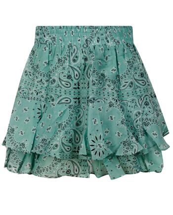 EIVISSA SKIRT SILK VOILE BANDANNA ROUND