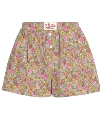 WOMAN MARGARET ANNIE PRINT COTTON SHORTS BOXY | MADE WITH LIBERTY FABRIC